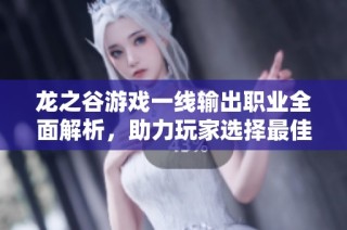 龙之谷游戏一线输出职业全面解析，助力玩家选择最佳角色