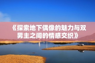 《探索地下偶像的魅力与双男主之间的情感交织》