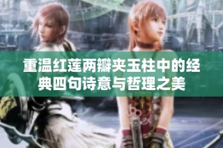 重温红莲两瓣夹玉柱中的经典四句诗意与哲理之美