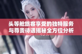 头等舱旅客享受的独特服务与尊贵待遇揭秘全方位分析