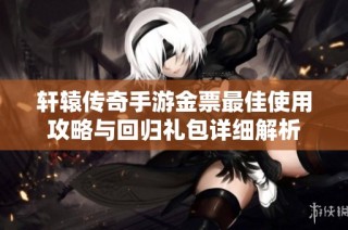 轩辕传奇手游金票最佳使用攻略与回归礼包详细解析