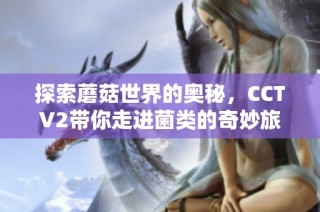 探索蘑菇世界的奥秘，CCTV2带你走进菌类的奇妙旅程