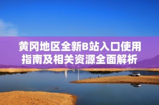 黄冈地区全新B站入口使用指南及相关资源全面解析