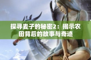 探寻麦子的秘密2：揭示农田背后的故事与奇迹