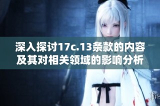 深入探讨17c.13条款的内容及其对相关领域的影响分析