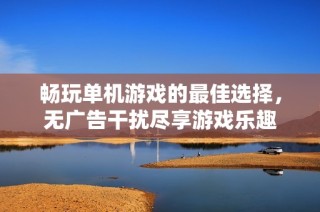 畅玩单机游戏的最佳选择，无广告干扰尽享游戏乐趣