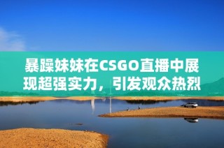 暴躁妹妹在CSGO直播中展现超强实力，引发观众热烈讨论
