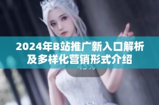 2024年B站推广新入口解析及多样化营销形式介绍