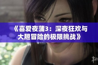 《喜爱夜蒲3：深夜狂欢与大胆冒险的极限挑战》