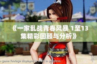 《一家乱战青春风暴 1至13集精彩回顾与分析》
