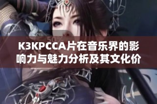 K3KPCCA片在音乐界的影响力与魅力分析及其文化价值探讨