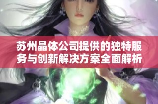 苏州晶体公司提供的独特服务与创新解决方案全面解析