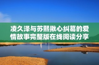 凌久泽与苏熙揪心纠葛的爱情故事完整版在线阅读分享