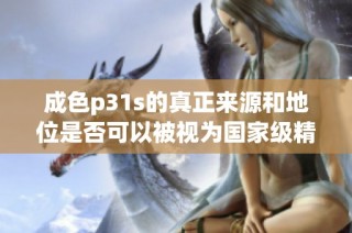 成色p31s的真正来源和地位是否可以被视为国家级精产品
