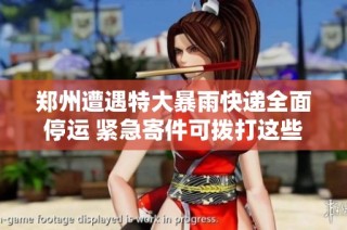 郑州遭遇特大暴雨快递全面停运 紧急寄件可拨打这些联系方式