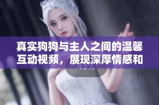 真实狗狗与主人之间的温馨互动视频，展现深厚情感和快乐瞬间