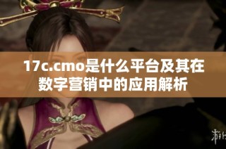 17c.cmo是什么平台及其在数字营销中的应用解析