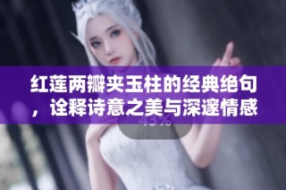 红莲两瓣夹玉柱的经典绝句，诠释诗意之美与深邃情感