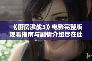 《厨房激战3》电影完整版观看指南与剧情介绍尽在此处