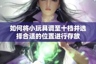 如何将小玩具调至十档并选择合适的位置进行存放