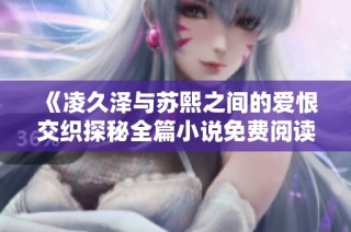 《凌久泽与苏熙之间的爱恨交织探秘全篇小说免费阅读》
