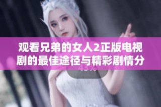 观看兄弟的女人2正版电视剧的最佳途径与精彩剧情分析
