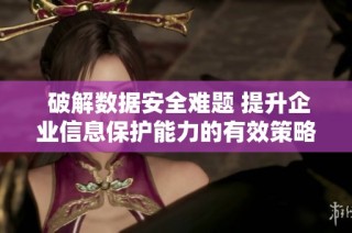 破解数据安全难题 提升企业信息保护能力的有效策略与方法解析