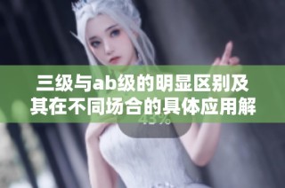 三级与ab级的明显区别及其在不同场合的具体应用解析