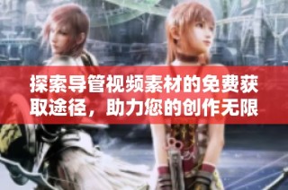 探索导管视频素材的免费获取途径，助力您的创作无限可能