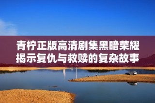 青柠正版高清剧集黑暗荣耀揭示复仇与救赎的复杂故事