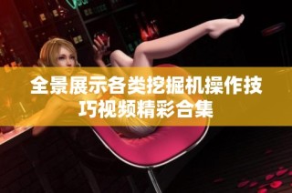 全景展示各类挖掘机操作技巧视频精彩合集