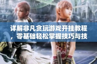 详解非凡贪玩游戏开挂教程，零基础轻松掌握技巧与技巧