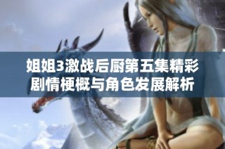 姐姐3激战后厨第五集精彩剧情梗概与角色发展解析