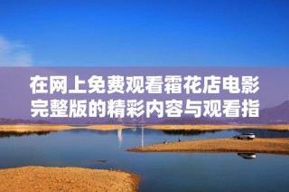 在网上免费观看霜花店电影完整版的精彩内容与观看指南