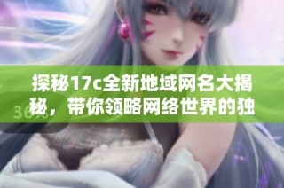 探秘17c全新地域网名大揭秘，带你领略网络世界的独特魅力与风采