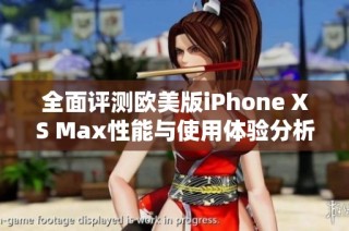 全面评测欧美版iPhone XS Max性能与使用体验分析