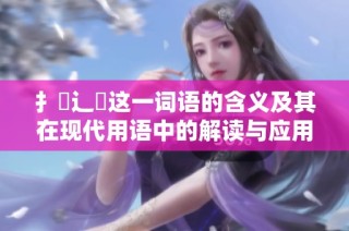 扌喿辶畐这一词语的含义及其在现代用语中的解读与应用