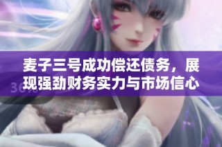 麦子三号成功偿还债务，展现强劲财务实力与市场信心