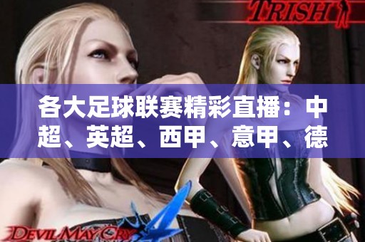 各大足球联赛精彩直播：中超、英超、西甲、意甲、德甲、欧冠全程跟踪