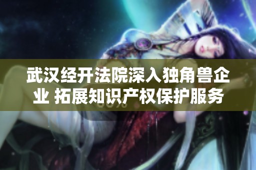 武汉经开法院深入独角兽企业 拓展知识产权保护服务链条