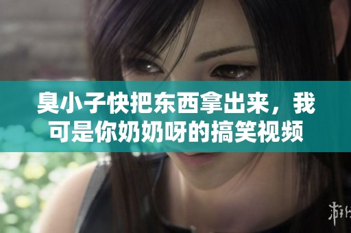 臭小子快把东西拿出来，我可是你奶奶呀的搞笑视频