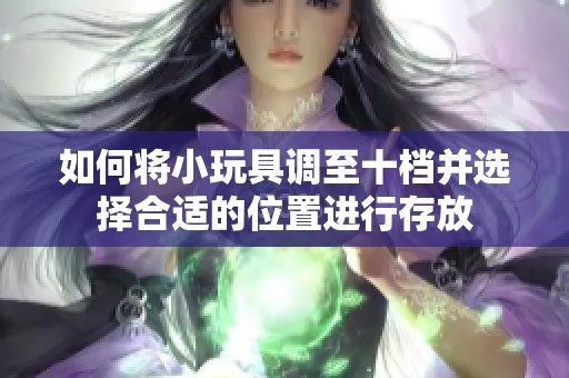 如何将小玩具调至十档并选择合适的位置进行存放