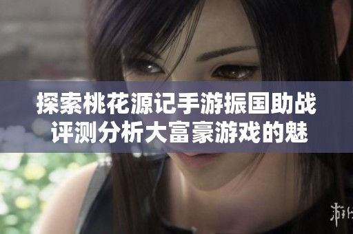 探索桃花源记手游振国助战 评测分析大富豪游戏的魅力与体验
