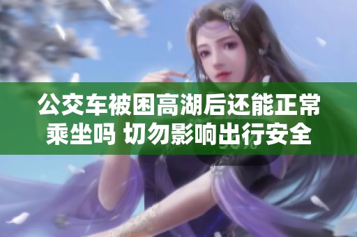 公交车被困高湖后还能正常乘坐吗 切勿影响出行安全