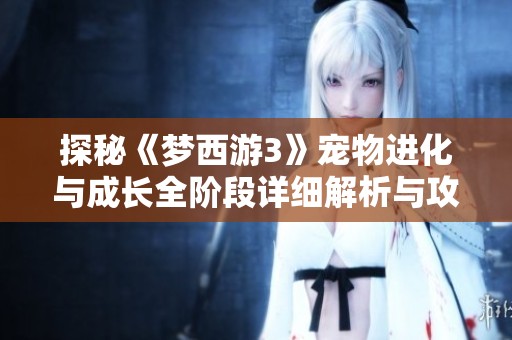 探秘《梦西游3》宠物进化与成长全阶段详细解析与攻略