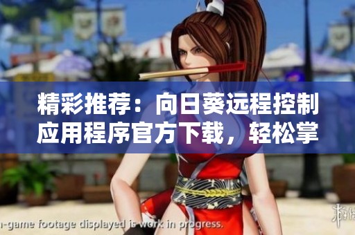 精彩推荐：向日葵远程控制应用程序官方下载，轻松掌握远程操作技能