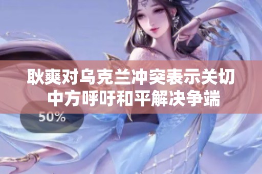耿爽对乌克兰冲突表示关切 中方呼吁和平解决争端