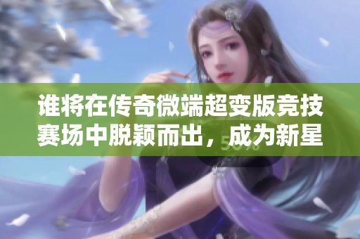 谁将在传奇微端超变版竞技赛场中脱颖而出，成为新星？