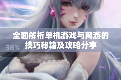 全面解析单机游戏与网游的技巧秘籍及攻略分享