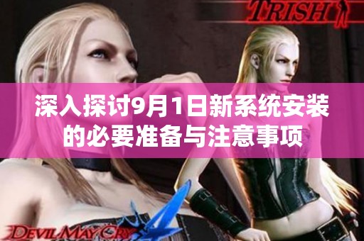 深入探讨9月1日新系统安装的必要准备与注意事项